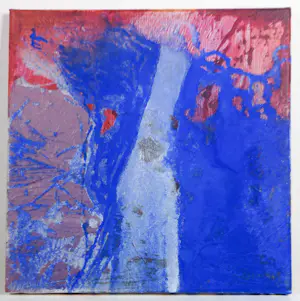 Chabab Tayefeh Mohajer - Gemengde techniek op doek, Lot van 7 kleine unieke werken kopen? Bied vanaf 150!