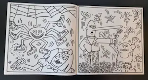 Keith Haring - Pop Shop kleurboek 1986. kopen? Bied vanaf 300!