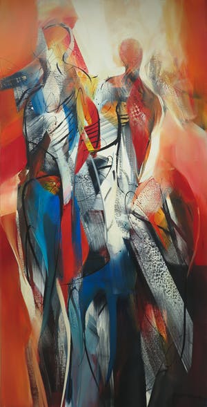 Peter Meijer - Acryl op doek, Tweeluik 'Ecce Homo I & II' (Zeer groot) kopen? Bied vanaf 1000!