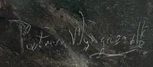 Piet van Wijngaerdt - Olieverf op doek: Roode Amaryllis in Japansch vaasje kopen? Bied vanaf 695!