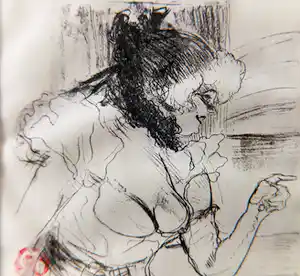 Henri de Toulouse-Lautrec - Au Star - le Havre vendu pour 85€ !