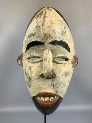 Ibibio - Tribal Used African Ibibio Mask - Nigeria. kopen? Bied vanaf 45!