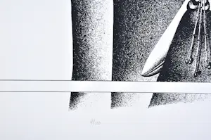 Patrick Conrad - zeefdruk, 70x50 cm, gesigneerd, 1975 kopen? Bied vanaf 35!