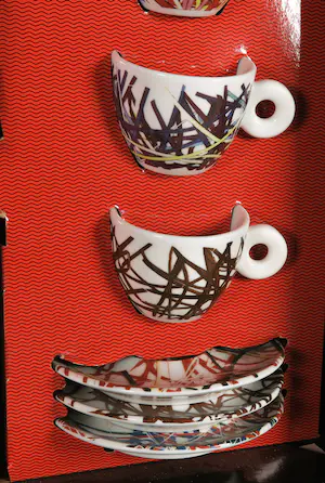 James Rosenquist - voor Illy - Italian Riviera Cups - Porselein kopen? Bied vanaf 1!