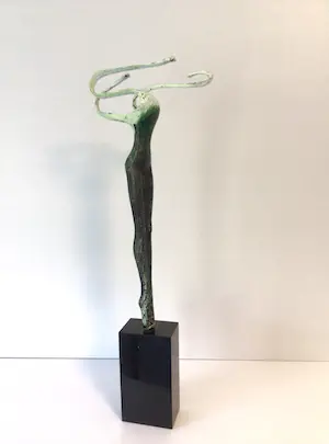 Corry Ammerlaan - Sculptuur “ Hoofd in de wolken “. 40 cm hoog ! kopen? Bied vanaf 89!