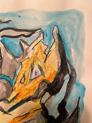 Jan Sierhuis - Acryl/Krijt kopen? Bied vanaf 1!