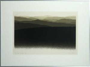 Piet Fioole - Zeefdruk, Jbel Tifernine - Ingelijst kopen? Bied vanaf 35!