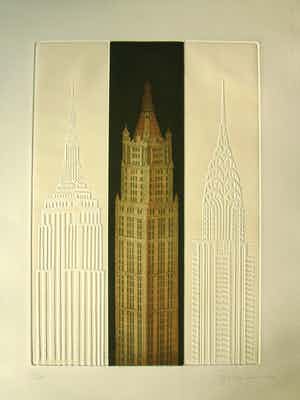 Joseph Robers - New York Woolworth Building verkocht voor € 130!