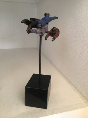 Hans Kuyper - Sculptuur “ VOGELVRIJ “ kopen? Bied vanaf 95!