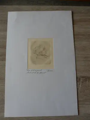 Pierre Auguste Renoir - Ets van een vrouw bekend als Berte Morisot uit circa 1892 kopen? Bied vanaf 120!