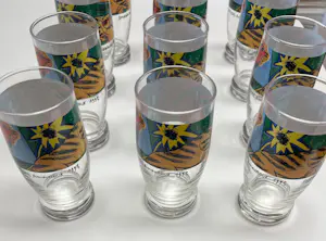 Corneille - Set van 12 glazen Tigres Amoureux (Verliefde tijgers) kopen? Bied vanaf 48!