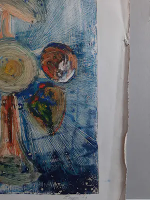 Nico Emons - abstracte compositie kopen? Bied vanaf 48!