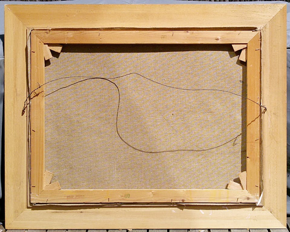 Jan Makkes - Besneeuwd berglandschap, olieverf op doek (mooi ingelijst, groot) kopen? Bied vanaf 325!