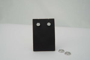 2529- Exclusieve set witgouden oorstekers - ca. 0.40 ct diamant - 18 krt gekeurd kopen? Bied vanaf 220!
