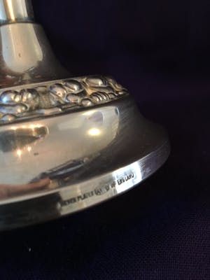 Internationaal Zilver - Ian Heath Verzilverde kandelaar kopen? Bied vanaf 30!