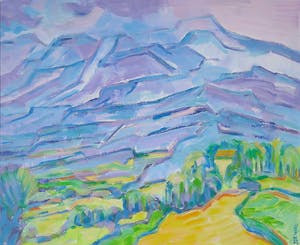 Joe Wols - Acryl op papier, Pyrénées Catalan kopen? Bied vanaf 1!