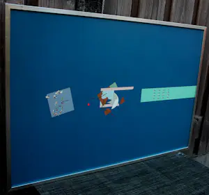 Rem Koolhaas - Ingelijste zeefdruk: Het drijvende zwembad kopen? Bied vanaf 1395!