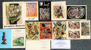 Jacques Doucet - Cobra - Catalogi - Handschrift - Or. persfoto's - Atelierfoto's - Kaarten Etc. vendu pour 110€ !
