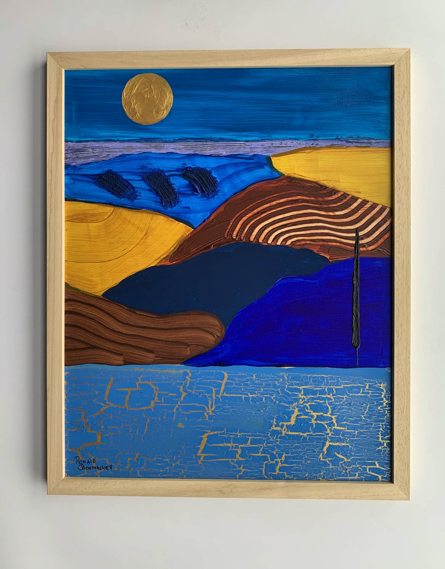 Ronald Boonacker - Landschap Méditeranée (certificaat van echtheid) kopen? Bied vanaf 130!