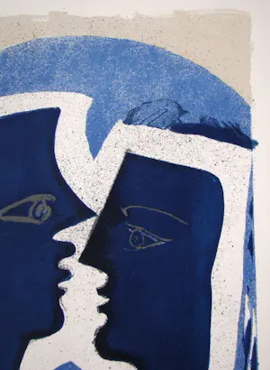 Georges Braque - Het Paar - Lettera Amorosa - Tentoonstellingsposter in beperkte oplage - 1963 kopen? Bied vanaf 350!