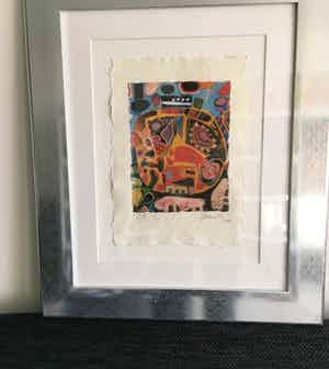 Corneille - Schitterende zeefdruk in kleine oplage verkocht voor € 220!