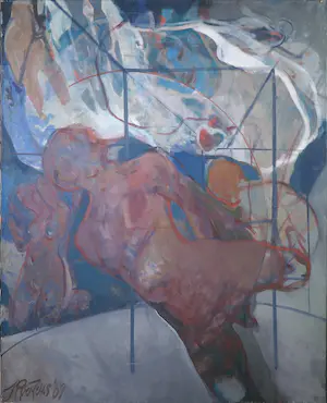 Joop Rooyers - Olieverf op doek, Vlucht - Ingelijst (Groot) kopen? Bied vanaf 1!