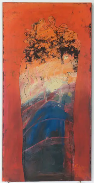 Sjer Jacobs - Acryl op doek, Tweeluik (twee figuren) kopen? Bied vanaf 200!