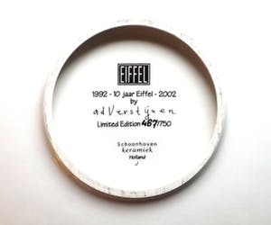 Ad Verstijnen - Sierschaal -10 jaar Eiffel kopen? Bied vanaf 1!