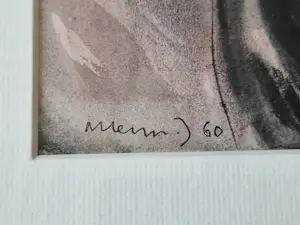 Albert Hennig - "Die verschollene Generation" Aquarell u Inkt - selbstportraet Jung und Alt kopen? Bied vanaf 160!