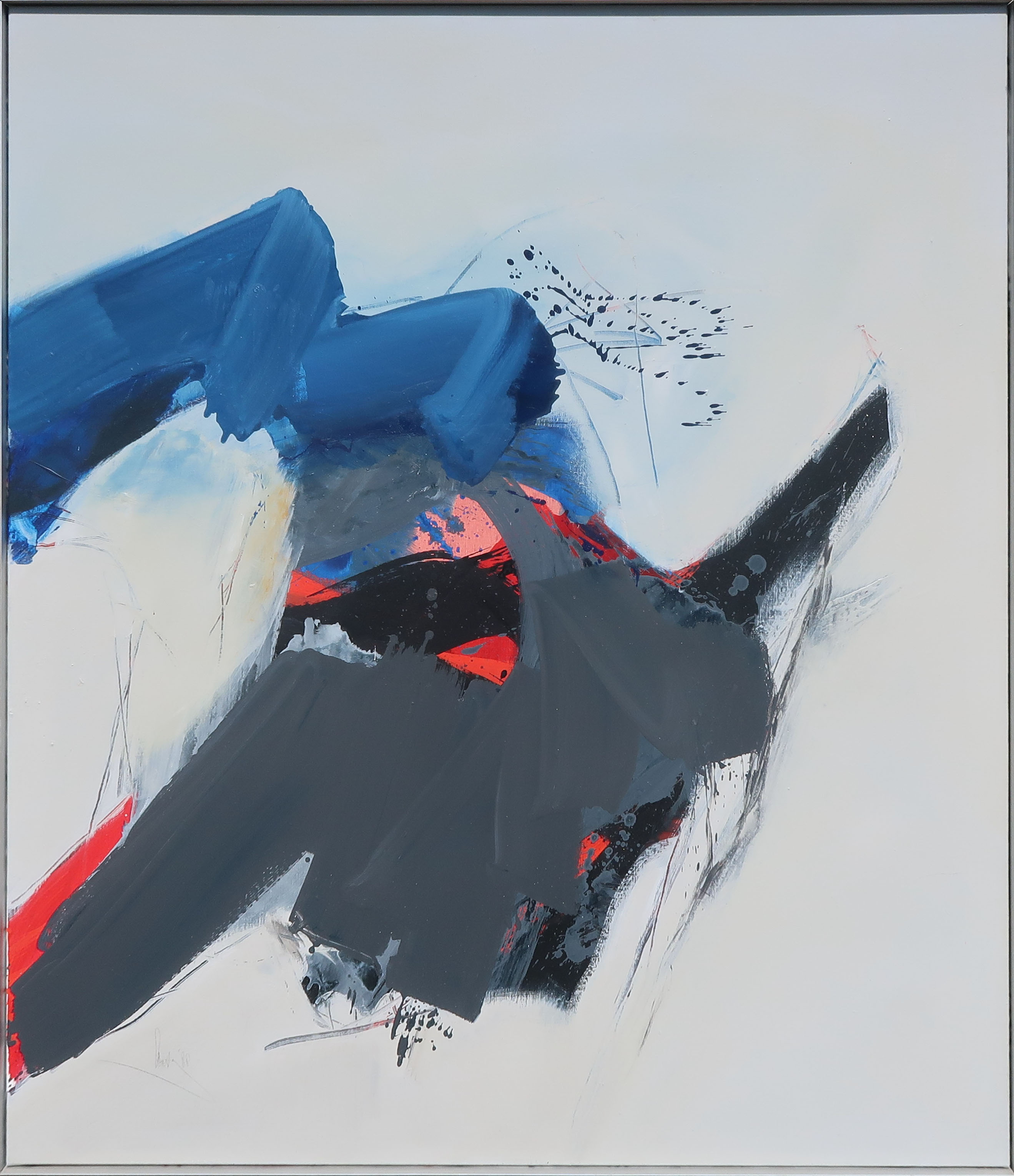 Arty Grimm - Olieverf op doek, Zonder titel - Ingelijst kopen? Bied vanaf 625!