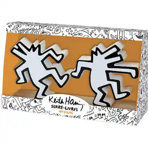 Keith Haring - boekensteunen / book stands vendu pour 60€ !