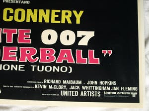 Curiosa - Italiaans filmaffiche : James Bond 007 , Thunderball , Sean Connery - 1965 kopen? Bied vanaf 1!