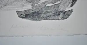 Jeroen Hermkens - Londen - ingelijste litho met gedicht - Epreuve kopen? Bied vanaf 40!