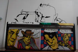 Herman Brood - Brabantia broodtrommel en 2 x Brabantiabeschuitbussen kopen? Bied vanaf 60!