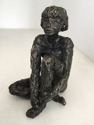 Astrid Veldhuyzen-Koppen - Sculptuur “ In gedachten “ kopen? Bied vanaf 35!