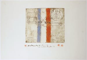 Anton Heyboer - Kleurenets, Le vie de dieux - Ingelijst kopen? Bied vanaf 1!