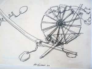 Carel Visser - REUZENRAD verkocht voor € 495!