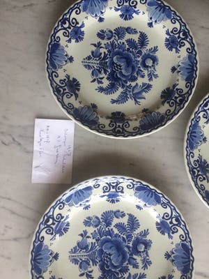 Porceleyne Fles - 3 wandborden 1917 kopen? Bied vanaf 225!