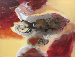 Bert Braam - Acryl op doek, Tweeluik, Zonder titel (Zeer Groot!) kopen? Bied vanaf 250!