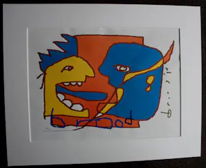 Herman Brood - Zeefdruk: Wat zeg jij? (oplage slechts 25 stuks!) kopen? Bied vanaf 249!