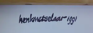Henk Metselaar - Acryl op doek, Abstracte compositie (Zeer Groot) kopen? Bied vanaf 120!