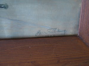 Henriette Breedveld - Pastel, “Stilleven met boeken” – ingelijst & gesigneerd - 1900 kopen? Bied vanaf 10!