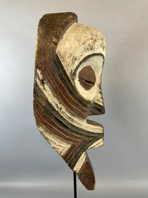 Songye - 210937 - Tribal used African Songye Kifwebe mask - Congo. kopen? Bied vanaf 65!