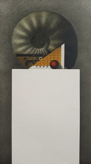 Friedrich Meckseper - Mechanischer Ammonit, Radierung / Aquatinta kopen? Bied vanaf 225!