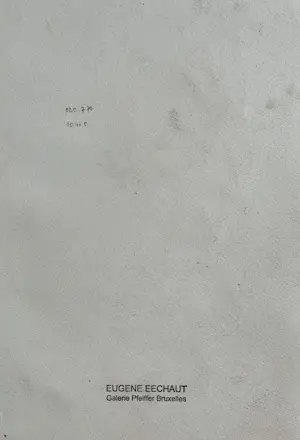 Eugène Eechaut - Abstrakte Komposition eines Blumenstraußes in Gouache 1970 / Galerie Pfeiffer Brüssel kopen? Bied vanaf 70!