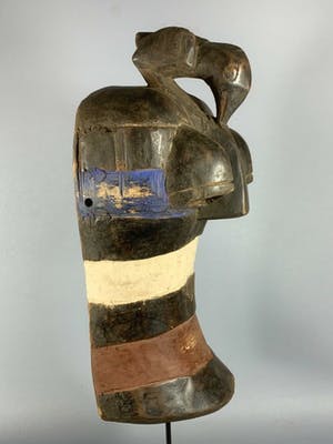 Songye - 200426 - African Songye bird mask - Congo. kopen? Bied vanaf 35!