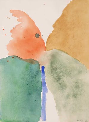 Jef Diederen - Aquarel, Zonder titel kopen? Bied vanaf 150!