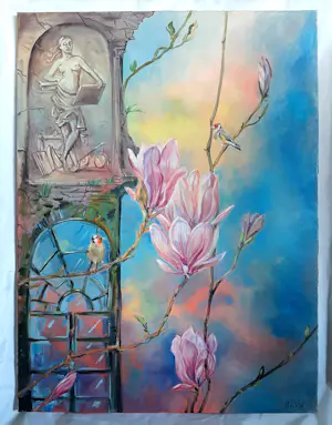 Elva Polyakova - Magnolia in voorjaar kopen? Bied vanaf 1!