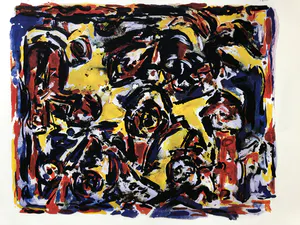 Theo Wolvecamp - Abstracte Compositie kopen? Bied vanaf 325!