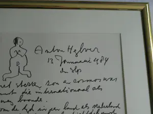 Anton Heyboer - Inkttekening , Het oerleven – Ingelijst, 82 x 66 cm - 1984 kopen? Bied vanaf 250!
